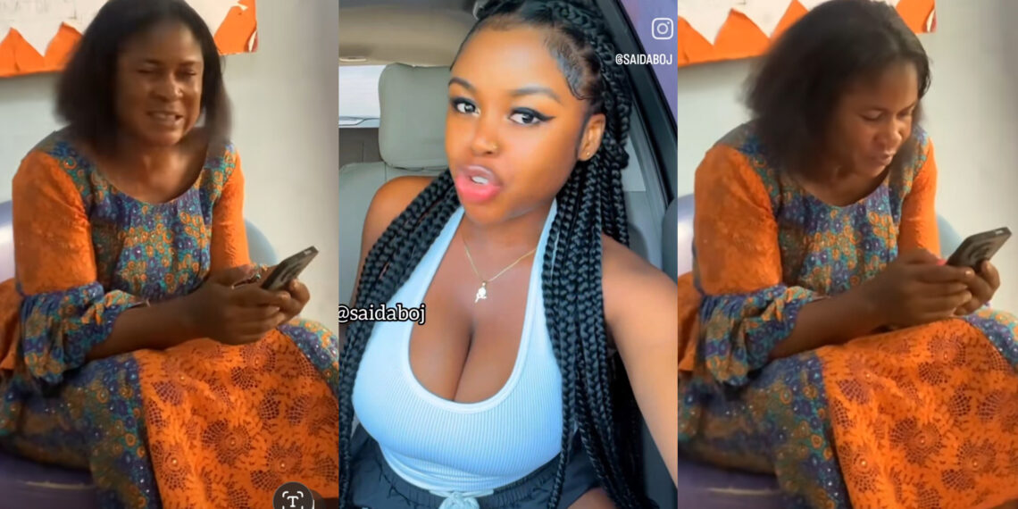 Nigerian mum declares love for Saida Boj in a viral video
