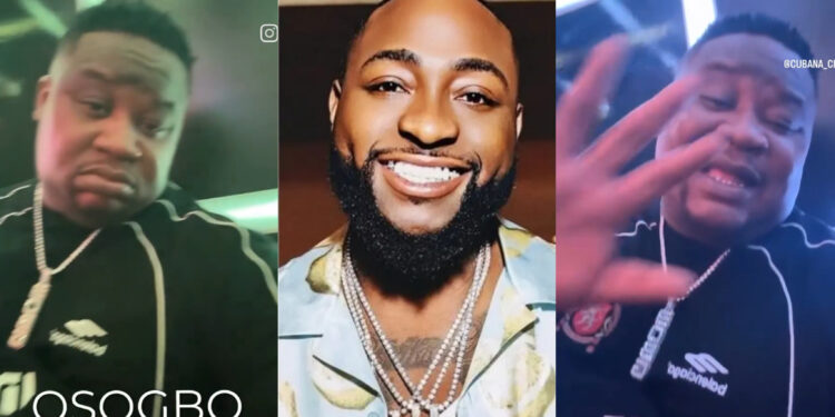 Cubana Chief Priest auction Davido’s wedding invitation for #5Million 