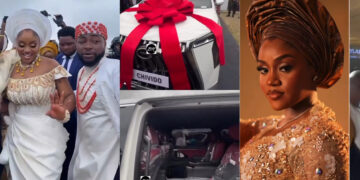 Davido surprised Chioma with a brand new suv