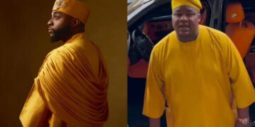 Cubana Chief Priest Stuns Fans with N7 Million Agbada at Davido’s Wedding