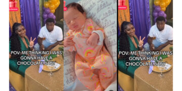 Black couples Deliver light-skin baby, video goes viral 