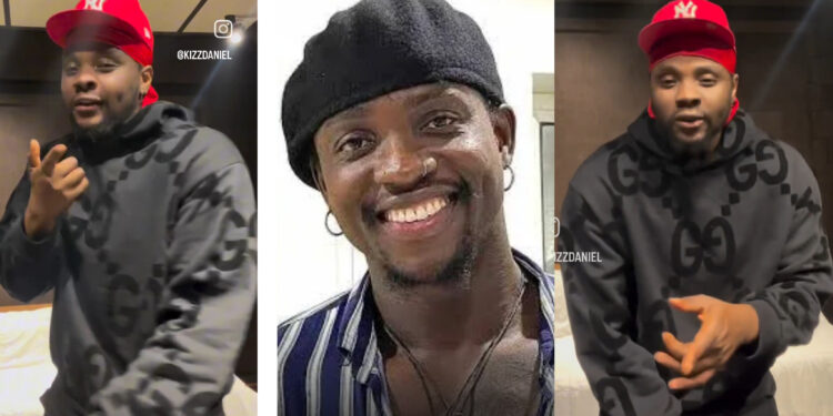 Kizz Daniel shade verydarkman in new video 