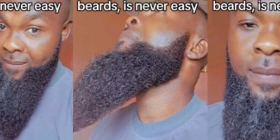 Handsome man flaunts beards he cultivated for 3 years