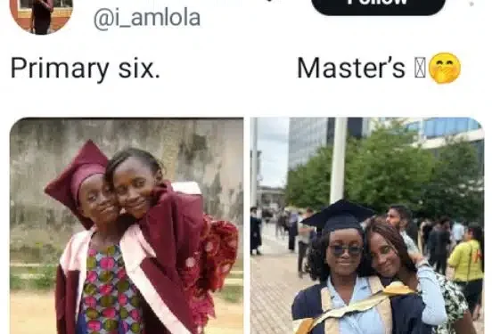 Lady Rejoices As She Recreates Graduation Photo With Her Mother