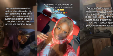 Lady Returns Home After Two Weeks, Shocked to Find Her Room Burnt to Ashes