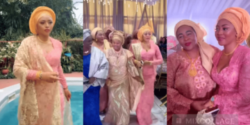 “It’s Good To Marry Old Rich Men” – Nigerians React As Regina Daniels Storms A Wedding Ceremony (Video)