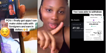 Nigerian Lady Discovers App That Pays Women to Chat with Oyibo and Earn Dollars, she Flaunts Earnings
