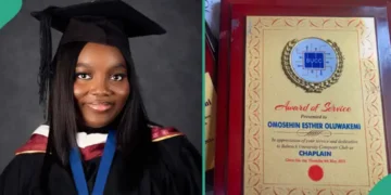 BEAUTY WITH BRAIN! University Student SHOCKS Nigerians As She Graduates With 1st Class in 2024 Convocation (Photo)