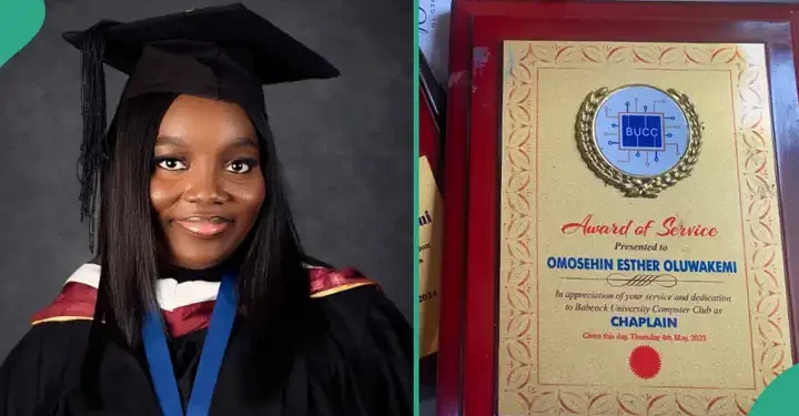 BEAUTY WITH BRAIN! University Student SHOCKS Nigerians As She Graduates With 1st Class in 2024 Convocation (Photo)