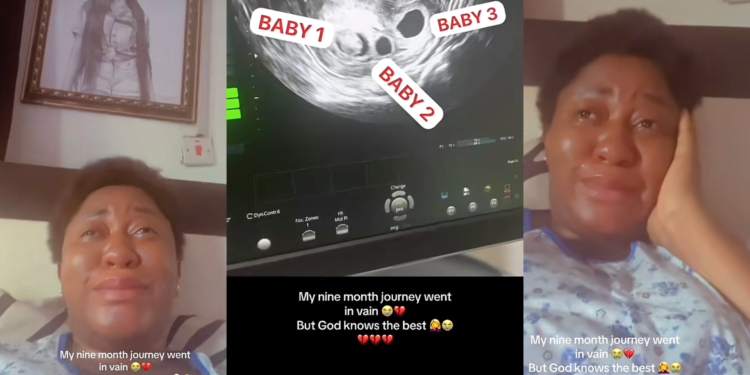 Woman Tearfully Shares Heartbreaking Loss of Triplets During Childbirth