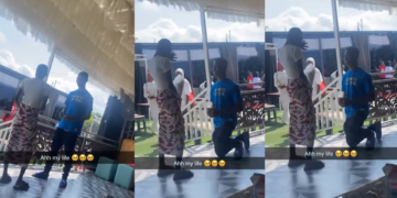 “Nobody hold cord for there” Teenage Nigerian Boy’s Proposal to His Girlfriend Draws Mixed Reactions