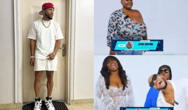 “Who No Like Better Thing”-Charles Okocha Goes South Moment He Spots Heavily Endowed Lady During Blind Date (Video)