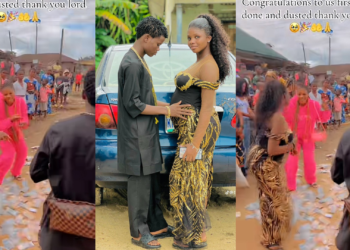 Video of Young Nigerian Couple’s Grand Traditional Wedding has got people talking on Social Media