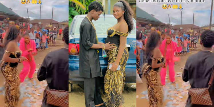 Video of Young Nigerian Couple’s Grand Traditional Wedding has got people talking on Social Media