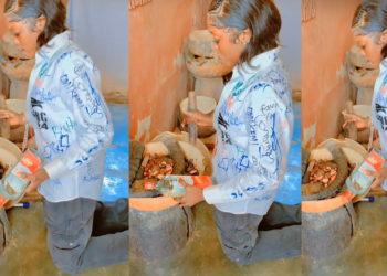 Nigerian Lady Goes Viral for Thanking River Goddess with Gin to Celebrate University Graduation