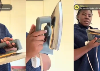 Woman praises 20-year-old iron, used for cooking in boarding school