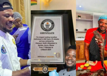“Ghanaian Chef Millennium Chef Smith Arrested for Fake 820hr Guinness World Record in Cooking Marathon Fraud”