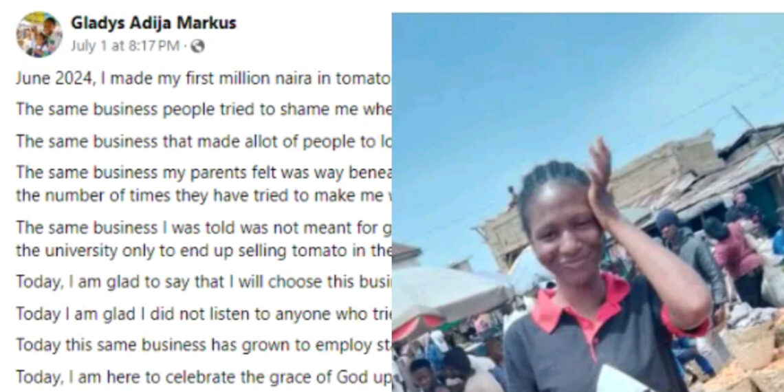 Nigerian Graduate Made Her First 1Million Naira Selling Tomatoes: A Success Story