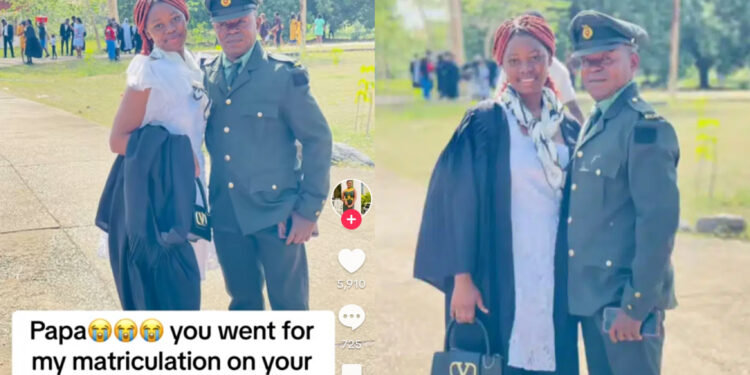 “Heartbroken Daughter Mourns Father Killed in Accident After Celebrating Her Matriculation Ceremony”