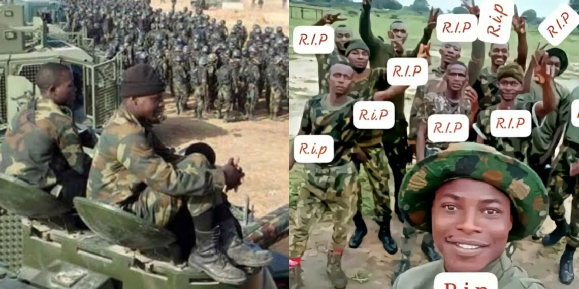 “Soldier Mourns over 10 Fallen Comrades: A Tribute to Heroes Who Died in Duty”