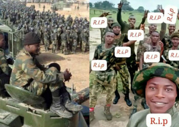 “Soldier Mourns over 10 Fallen Comrades: A Tribute to Heroes Who Died in Duty”