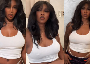 Don jazzy and other celebrities react as TiwaSavage share a scene video of her latest music Guo