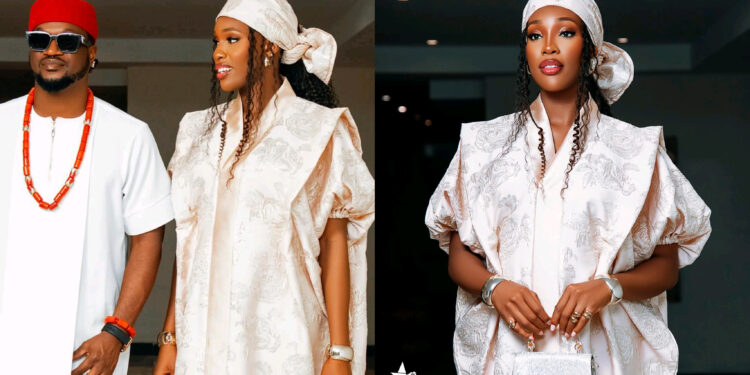 “Ivy Ifeoma Flaunts Baby Bump, Confirming Pregnancy with Afrobeats Star Paul Okoye”