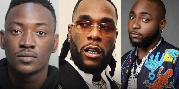 Burna Boy Shows Love Over DAMMY KRANE Allegations Against Davido, 