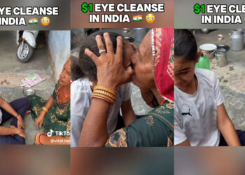 Indian Woman Goes Viral for Using Tongue to Cleanse Eyes, for $1 Sparks Health Concerns