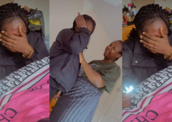 Lady bursts into tears in uk after 12 hours work shift 