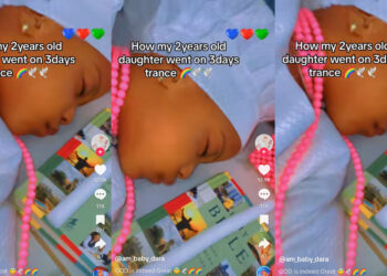 “Miraculous 3-Day Trance: Nigerian Mother’s Video of Her 2-Year-Old Daughter Sparks Social Media Buzz”