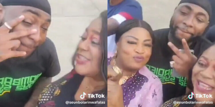 “Yoruba Woman Hilariously Declares Herself as Davido’s Mother, Sparking Social Media Frenzy”