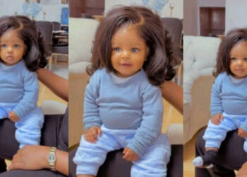 Adorable baby girl wearing wig spark hilarious reaction 