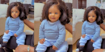 Adorable baby girl wearing wig spark hilarious reaction 