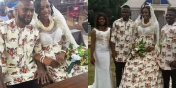 Viral Wedding Video: Couple Stuns in Traditional Igbo Isi Agu Outfits, Ignites Social Media Buzz