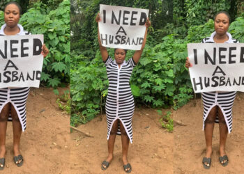 Lady cries out for help as she seeks for husband 