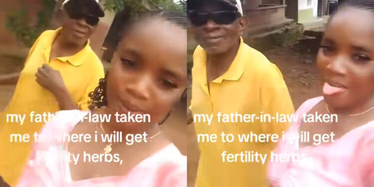 Heartwarming Journey: Nigerian Lady and Supportive Father-in-Law Seek Fertility Herbs