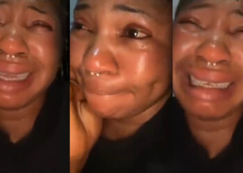 Lady cries Bitterly for getting dumped by boyfriend. 