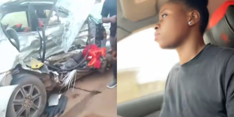 Shocking Incident: Nigerian Lady’s Car Involved in Fatal Accident by Mechanic’s Apprentice
