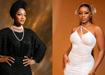 Shocking Video: Basketmouth’s Ex-Wife Elsie and Timaya’s Baby Mama Barbra Share a Kiss at Event – Mixed Reactions from Netizens