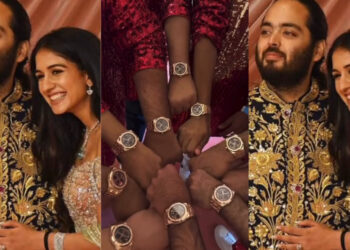  Anant Ambani bought Rose Gold Audemars Piguet gifted watches worth $200k each to is friend amidst wedding 