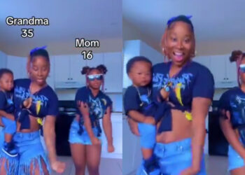 Heartwarming Generations: 35-Year-Old Grandmother Flaunts Grandchild in Viral TikTok Celebration