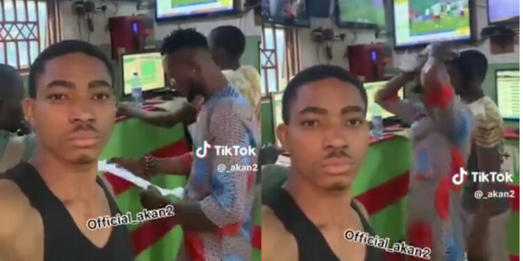 Hilarious Moment: Man Loses Earnings at Local Betting Shop