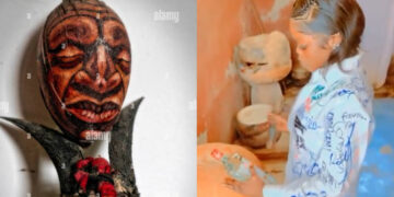 Shocking Emotional Tribute: Graduate Thanks Ancestral Shrine with Gin and Praying Stick