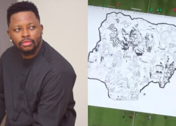 Remarkable Feat: Nigerian Doctor Fola David Breaks Guinness World Record for Largest Drawing