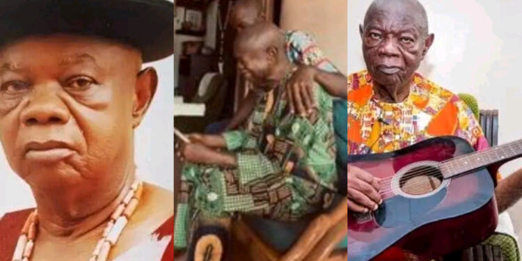 Mike Ejeagha the song owner of “Gwo gwo gwo ngwo” shared tears of joy as Nigerians showers him with gifts 