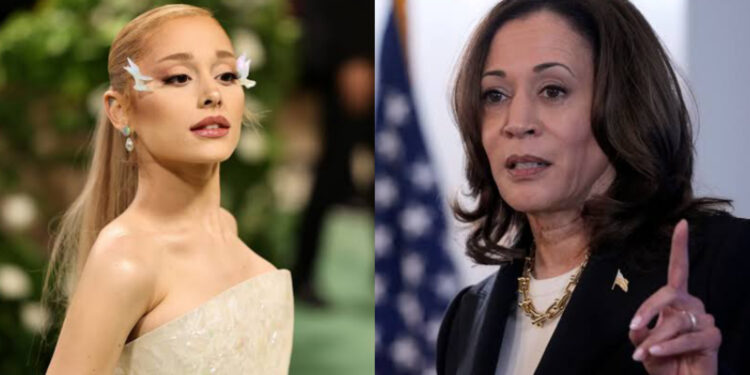 US Election: Ariana Grande Drums Her Support For Kamala Harris As President