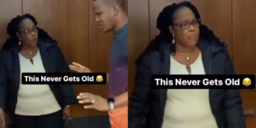 Lady Misinterpret  The Words of A young Man Who Wanted To Use An Elevator with Her 
