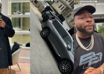 The Way This Man Waste Money On Irrelevant Things Eh – Netizens Fires Davido Over Gifting Ubi Franklin A New Car