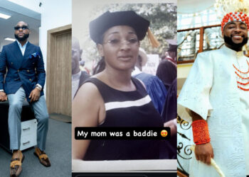 “My Mom Was A Baddie” – Davido Reveals As He Shares Throwback Photo Of His Late Mom